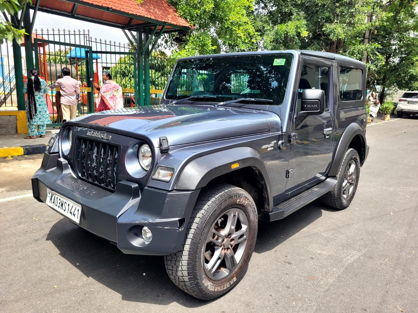 View 2023 Mahindra Thar LX RWD Automatic 4 Seater Hard Top Image 2 Used 2023 Mahindra Thar LX RWD Automatic 4 Seater Hard Top Image 2