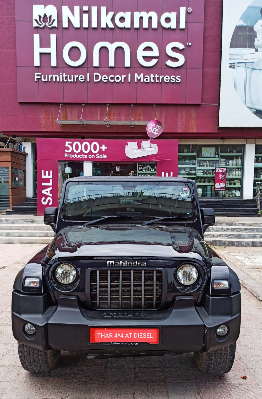View 2024 Mahindra Thar LX Automatic 4 Seater Hard Top Diesel Image 2 Used 2024 Mahindra Thar LX Automatic 4 Seater Hard Top Diesel Image 2