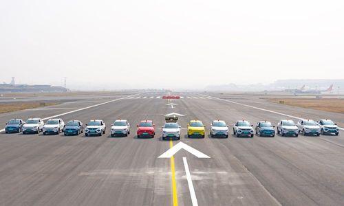 Mumbai International Airport Inducts 45 Electric Vehicles Into Its Fleet banner