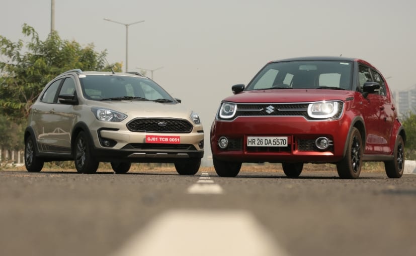 Maruti Suzuki Ignis Vs Ford Freestyle: Petrol Cross Hatchback Comparison Review Maruti Suzuki Ignis Vs Ford Freestyle: Petrol Cross Hatchback Comparison Review