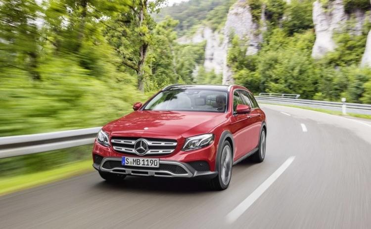 Mercedes-Benz will be introducing the E-Class All-Terrain in India on September 28, 2018. The Mercedes-Benz E-Class All-Terrain made its global debut last year as the rugged version based on the E-Class station wagon and was showcased at the Auto Expo in February this year. The E-Class All-Terrain stands unique as the company's first station wagon for the Indian market but does face competition from the Volvo V90 Cross Country that was launched in the country last year. With the E-Class All-Terrain, Mercedes-Benz India will be retailing three versions of the E-Class including the long wheelbase sedan, standard wheelbase AMG E 63 and now the station wagon.