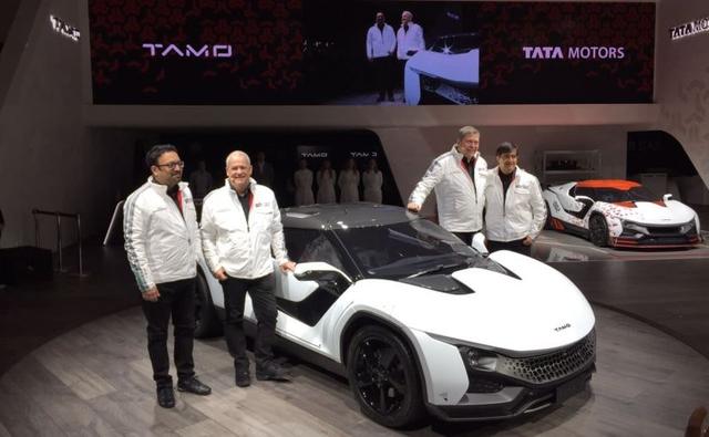 Tata Motors has taken the covers off the new Racemo sports coupe at the 87th Geneva Motor Show - the 20th time the company has attended the European show. The car is the first product showcased under Tata's new sub-brand TAMO. Tata Group's new Chairman N Chandrasekaran and Chairman Emeritus Ratan Tata were present at the unveiling.