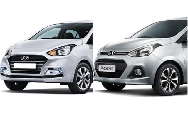 2017 Hyundai Xcent: Old vs New