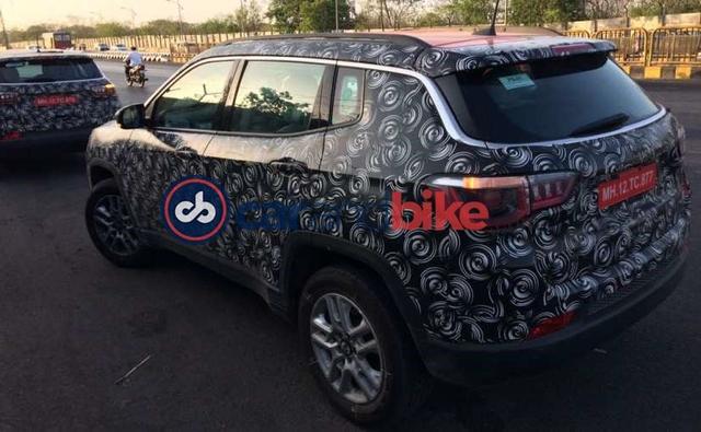 Spy Shots Of The Jeep Compass Reveal Cabin And Variant Details