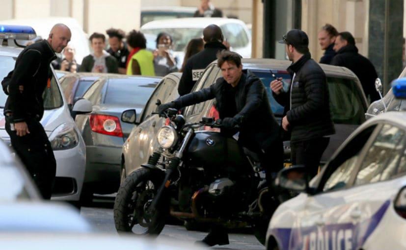 Tom Cruise Rides A BMW R Nine T In MI6
