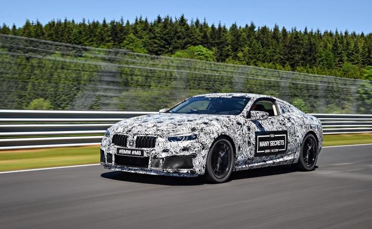 BMW has officially teased the high-performance M8 version of the upcoming BMW 8 Series. The early prototype of the future BMW M8 was unveiled during a driving presentation as part of the support programme for the Nurburgring 24-hour race.