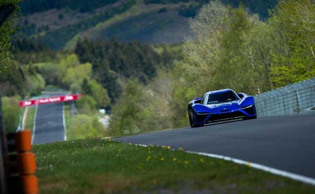 The NIO EP9 also beat Lamborghini Huracan Performante's Nurburgring lap time of 6 minutes 52.01 seconds.