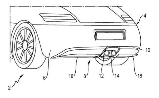 The Porsche patent says that the lower rear part of the car will have a retractable concave flap which can be electrically extended at higher speeds to generate downforce. In the patent, Porsche explains that a movable rear diffuser will have more advantages as compared to a fixed diffuser which is currently in use on a lot of Porsche models.