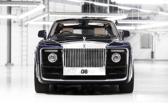 The Rolls-Royce Sweptail is a one-off completely customised car that was a designed for a special customer according to his idea and was unveiled at the Concorso d'Eleganza at Villa d'Este. The car reportedly carries a price tag of Rs. $12.8 million, that could make it the most expensive new car to be sold ever.