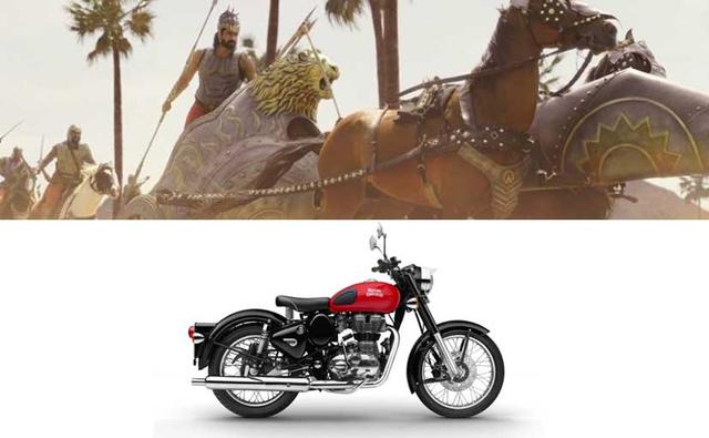 Bhallaladeva's chariot with revolving blades from the Baahubali 2 climax is powered by a Royal Enfield engine, says the 1000 Cr blockbuster's production designer
