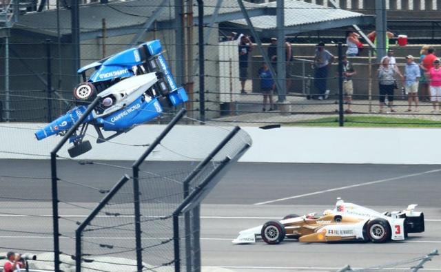 It was a week of mixed emotions for IndyCar 500 driver Scott Dixon having secured a pole, dealt armed robbery and a highly dangerously crash on race day which he miraculously survived.