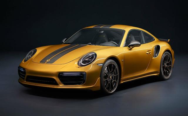 This Gold Porsche 911 Turbo S Exclusive Series Packs 598 bhp!