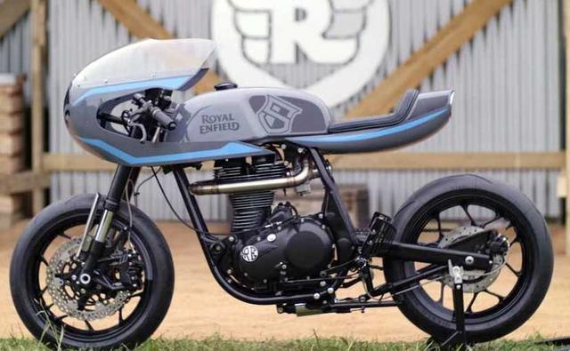 The two custom bikes have been built by Sinroja Motorcycles, based in Leicester, UK. The Surf Racer is a retro cafe racer build based on the Continental GT, while the Gentleman Brat is based on the Royal Enfield Himalayan