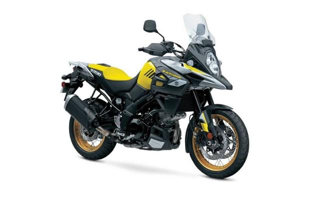 The 2018 Suzuki V-Strom 1000 will be launched in September 2017 and carries forward the same engine, but gets wire-spoke wheels, and a new electronics package featuring Suzuki's Motion Track Braking System