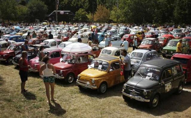 More than 1,200 Fiat 500s from across Europe revved into the Italian foothills on 8th July to mark the 60th birthday of the Fiat 500, while the New York's Museum of modern art added the 500 as part of it permanent display. The carmaker also introduced a limited edition version along with postal stamps to celebrate the 60th anniversary of the iconic little car.