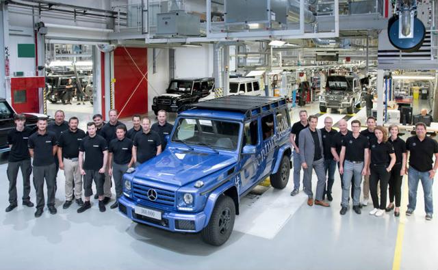 Mercedes-Benz recently rolled out the 300,000th unit of the iconic G-Class SUV from its Magna Steyr facility in Graz, Austria. The G-Class of Gelandenwagen made its debut in 1979.