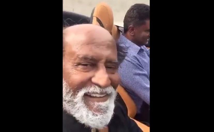 Video: Superstar Rajinikanth Rides Shotgun In A Ferrari