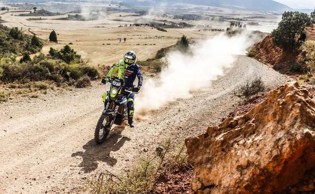 Sherco TVS rider Joan Pedrero finished third at end of the first special stage, followed by teammate Adrien Metge at seventh, while the Indian contingent Aravind KP finished at 18th place.