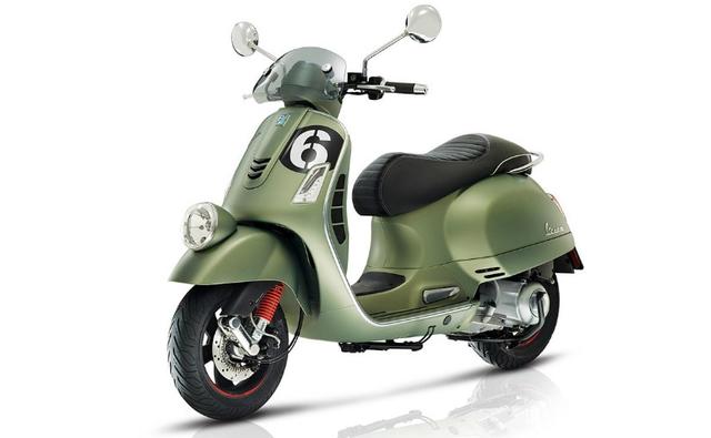 The Vespa Sei Giorni is a limited edition model which is expected to be sold only in Italy. The scooter is based on the Vespa GTS and powered by a 300 cc engine and equipped with ABS