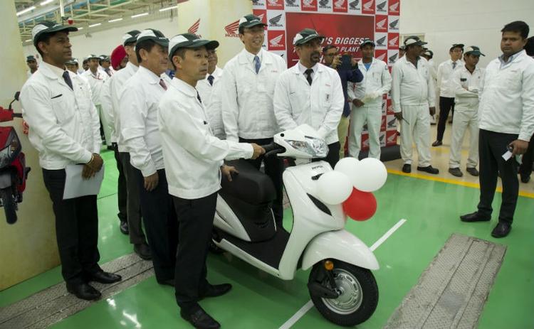 Honda Two-Wheelers Expands Production; Karnataka Factory World's Largest Honda Plant