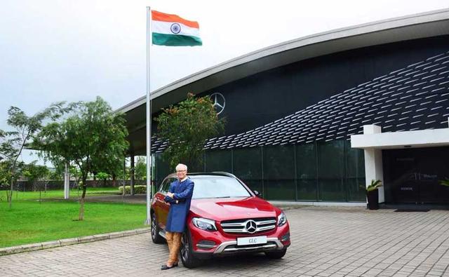 The Mercedes-Benz 'Celebration Edition' is an exclusive product and will be available in limited numbers only. The company also adds a new paint option in the GLC series in India - 'Designo Hyacinth Red'.