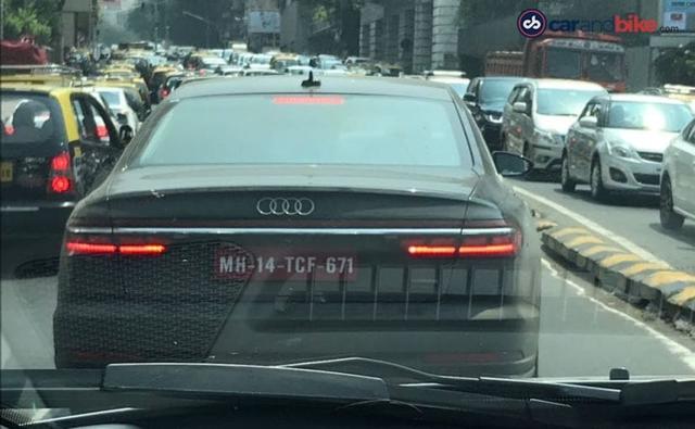 New-Generation Audi A8 Luxury Sedan Spotted Testing In India
