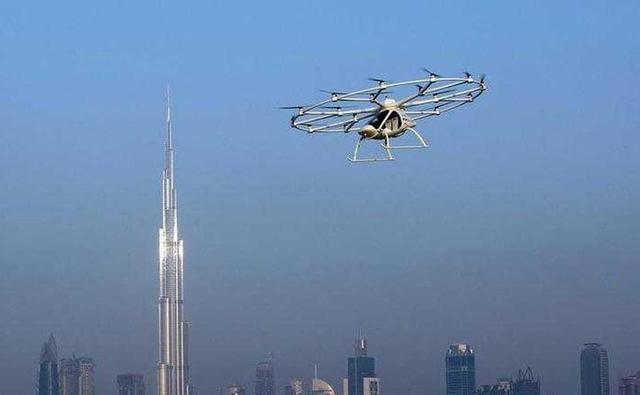 It was unmanned for its maiden test run in a ceremony arranged for Dubai Crown Prince Sheikh Hamdan bin Mohammed.