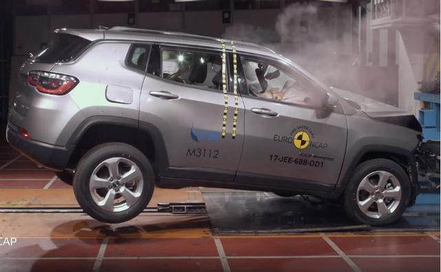 The Euro NCAP recently crash tested the left hand drive version of the Jeep Compass and the SUV has scored a 5-star safety rating for the variant tested. The Jeep Compass scored a 90 per cent score for Adult occupant safety whereas child occupant safety was given an 83 per cent score.