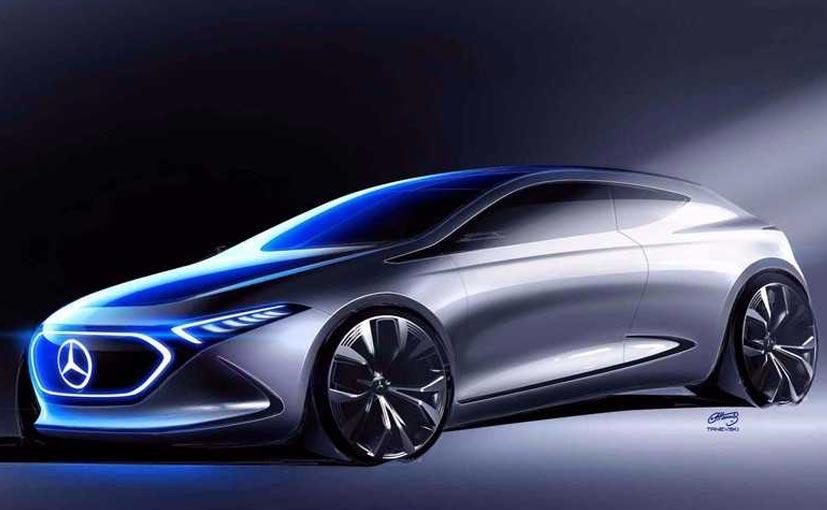 New Mercedes-Benz Concept EQ A Sketch Shows It's A Sleek Hatchback