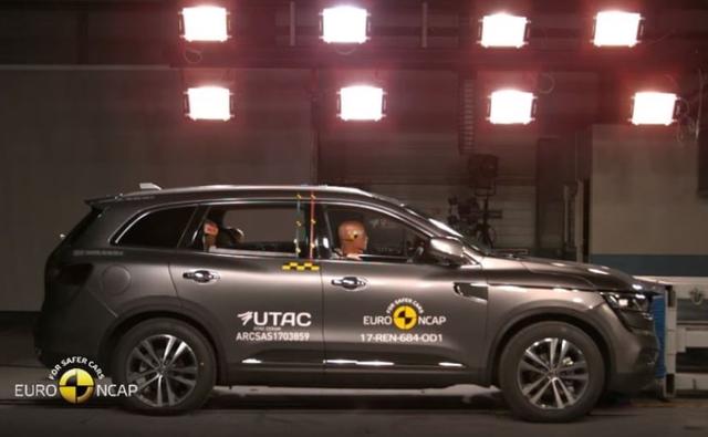 The left-hand drive (LHD) Renault Koleos tested by Euro NCAP scored 90 per cent for adult occupant safety and 79 per cent for child occupant safety.