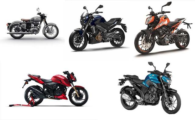 We take a look at the top 5 bikes under Rs. 2 lakh that you can buy. These bikes include the KTM 250 Duke, Yamaha FZ25, Royal Enfield Classic 350, Bajaj Dominar and the TVS Apache RTR 2004V.