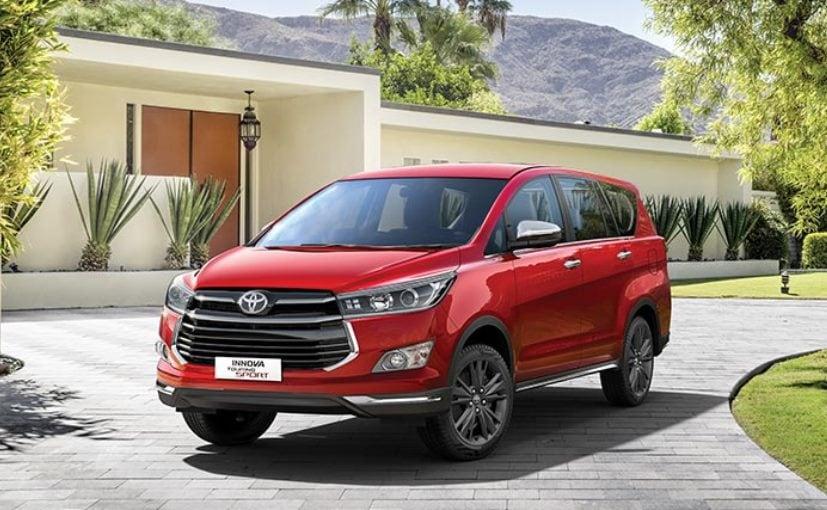 Innova Crysta Powers Toyota's Sales In July 2018