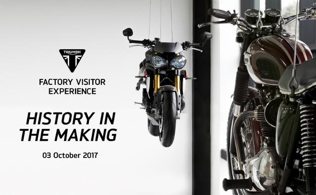 Triumph is expected to launch two new models, as well as inaugurate a new visitor centre on October 3 at its Hinckley headquarters in the UK. One of the new models could well be the upcoming Triumph cruiser motorcycle based on the Bonneville Bobber.
