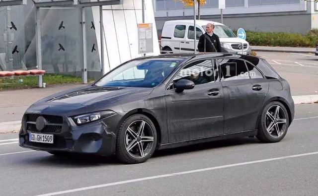 While we have spotted a number of spy shots of the 2018 Mercedes-Benz A-Class recently, the latest images show two specifications of the new generation hatchback that will debut next year at the Geneva Motor Show.