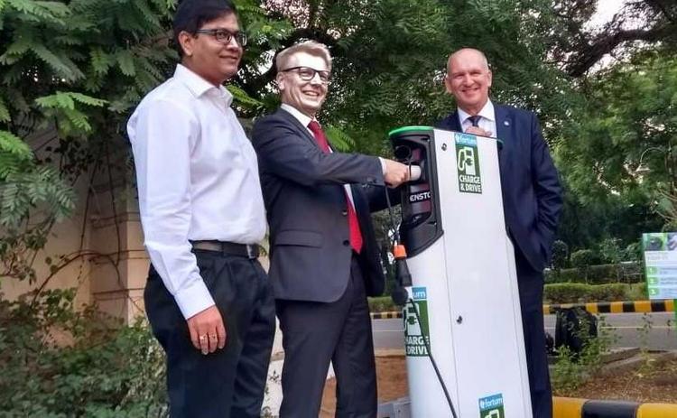 Fortum Partners With NBCC To Set Up Electric Vehicle Charging Station In India