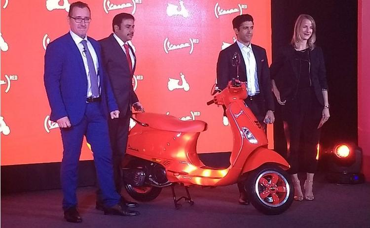 Piaggio India has launched the Vespa RED in India at a price of Rs. 87,000 (ex-showroom, Maharashtra). The company has collaborated with RED, a company which creates awareness about AIDS and is also raising funds to fight AIDS and help AIDS patients across the globe.