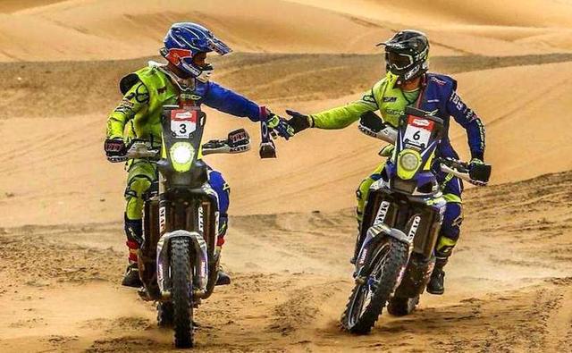 Sherco TVS Rally Factory team riders Joan Pedrero and Adrien Metge took the top spots in the PanAfrica Rally 2017 with Indian rider Aravind KP finishing 12th. Hero MotoCorp's CS Santosh managed to finish under top tent, taking the ninth spot in Morocco.