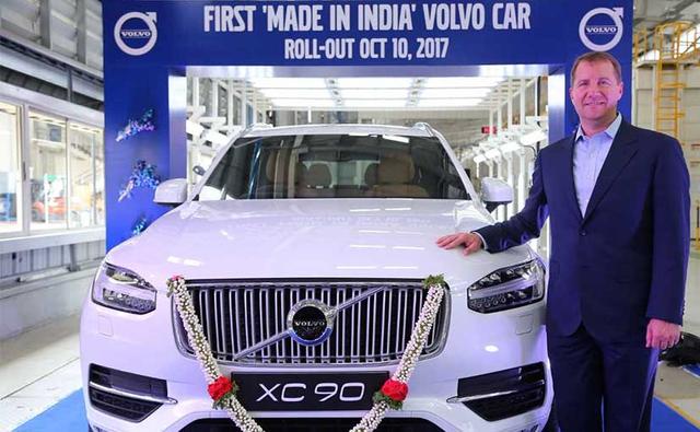 Volvo Rolls Out First Locally-Assembled XC90 From Bengaluru Plant