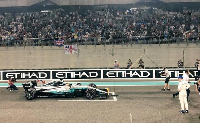 Mercedes driver Valtteri Bottas took the pole in the final race of the season in Abu Dhabi, beating teammate Lewis Hamilton to the top spot. It was a close finish for Bottas as he took his fourth career pole by a lead of 0.172 seconds over the 2017 Formula 1 world champion Hamilton.