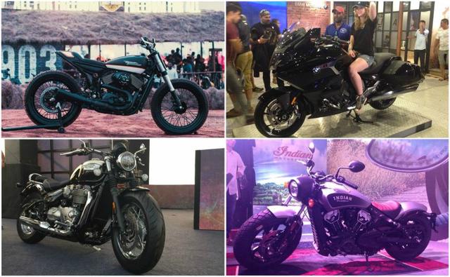 We take a look at the top 5 bikes which created a lot of buzz at the 2017 edition of the India Bike Week. From the Triumph Bonneville Speedmaster, Indian Scout Bobber, and BMW R Nine T Racer, here's a look at the top 5 bikes.