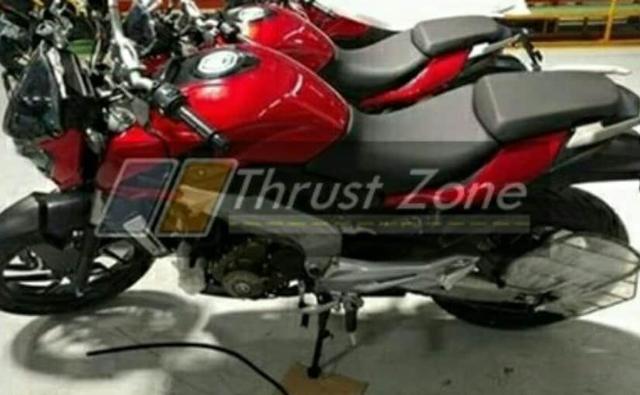 Bajaj Dominar In Gloss Red Shade Spied; Launch Soon