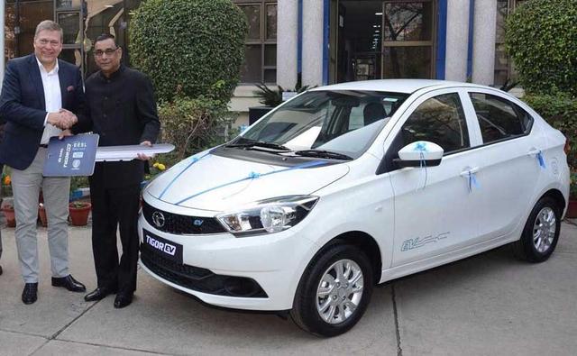 Specific to the EESL order, the Tigor EV will be delivered in three trim variants - Base, Premium and High and will be available in 'Pearlescent White' colour with blue decals.