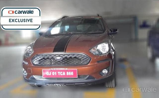Ford Figo Cross Spied Undisguised For The First Time