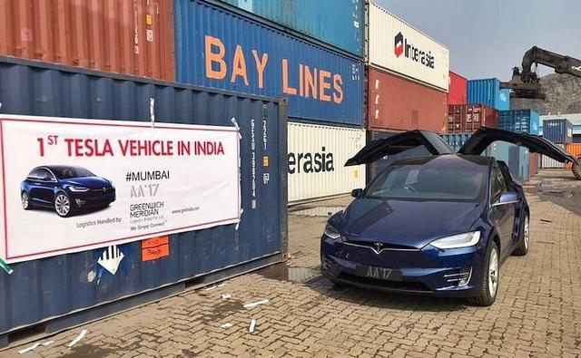 Elon Musk's famed Tesla cars are long awaited in India, and while the american electric car maker is yet to draw plans for its official entry in the country, someone has decided to privately import its offering instead. Going by the images emerged on the internet, India has received its first ever Tesla Model X SUV from the US.