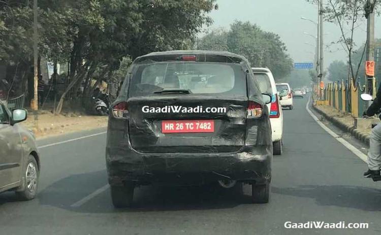 New Maruti Suzuki Ertiga Spotted Testing In India Again