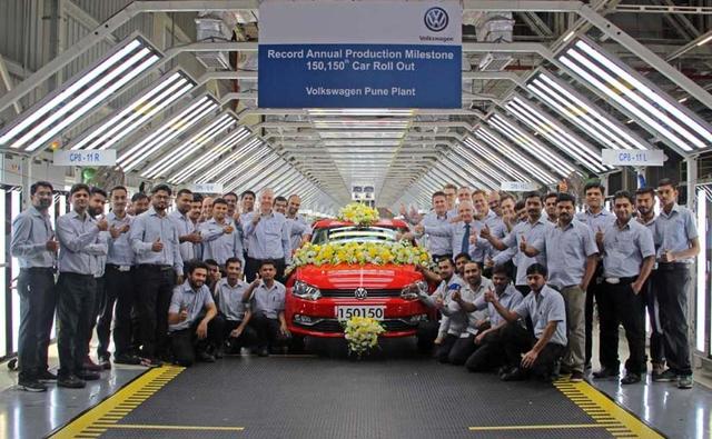 Volkswagen's Pune Plant Produces 1,50,150 Cars In 2017