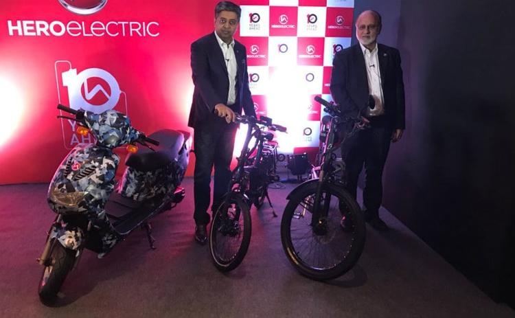 Hero Electric Unveils Two New E-Bicycles And A New E-Scooter In India