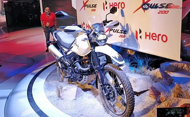 Unveiled at EICMA last year, Hero MotoCorp have showcased the new XPulse concept motorcycle at the Auto Expo 2018. The Hero XPulse off-roader makes its India debut at the biennial event and previews the brand's upcoming adventure motorcycle. The new XPulse is a highly awaited model and will be re-opening the two-wheeler maker's innings in the segment.