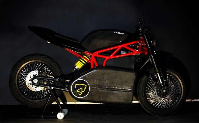 The electric motorcycle, called Lucat, is completely customisable and gets smart connectivity. The Lucat is designed as a modern cafe racer and is priced at Rs. 2.8 lakh.