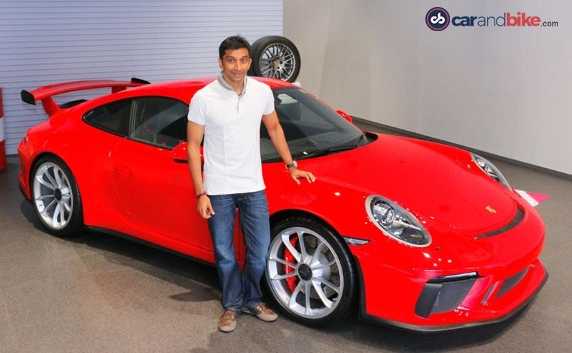 Exclusive: Narain Karthikeyan Takes Delivery Of His Porsche 911 GT3 In Mumbai
